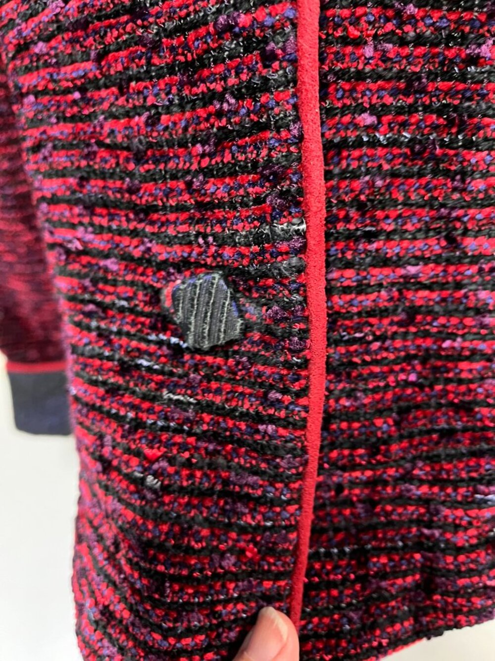 Mary Lynn O'Shea Hand Woven Jacket Womens Medium - Picture 5 of 8
